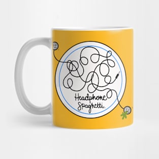 Headphone Spaghetti Mug